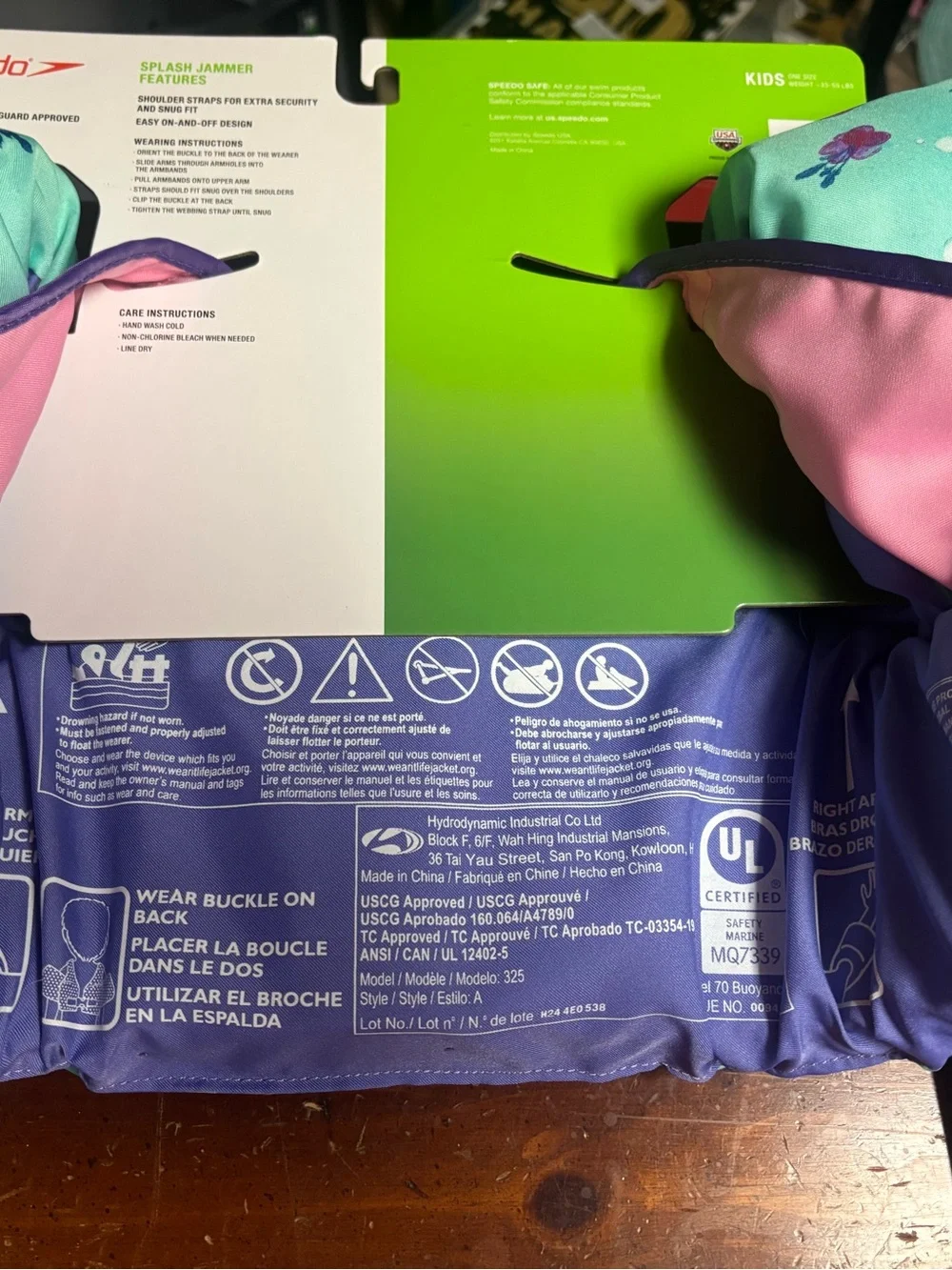 NEW Speedo Splash Jammer Kids Swim Vest | Mermaid Cat | 33–55 lbs